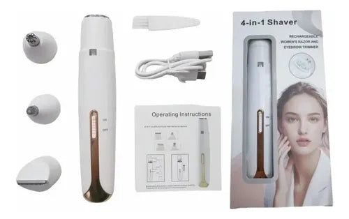 Depiladora 4 en 1 recargable mujer