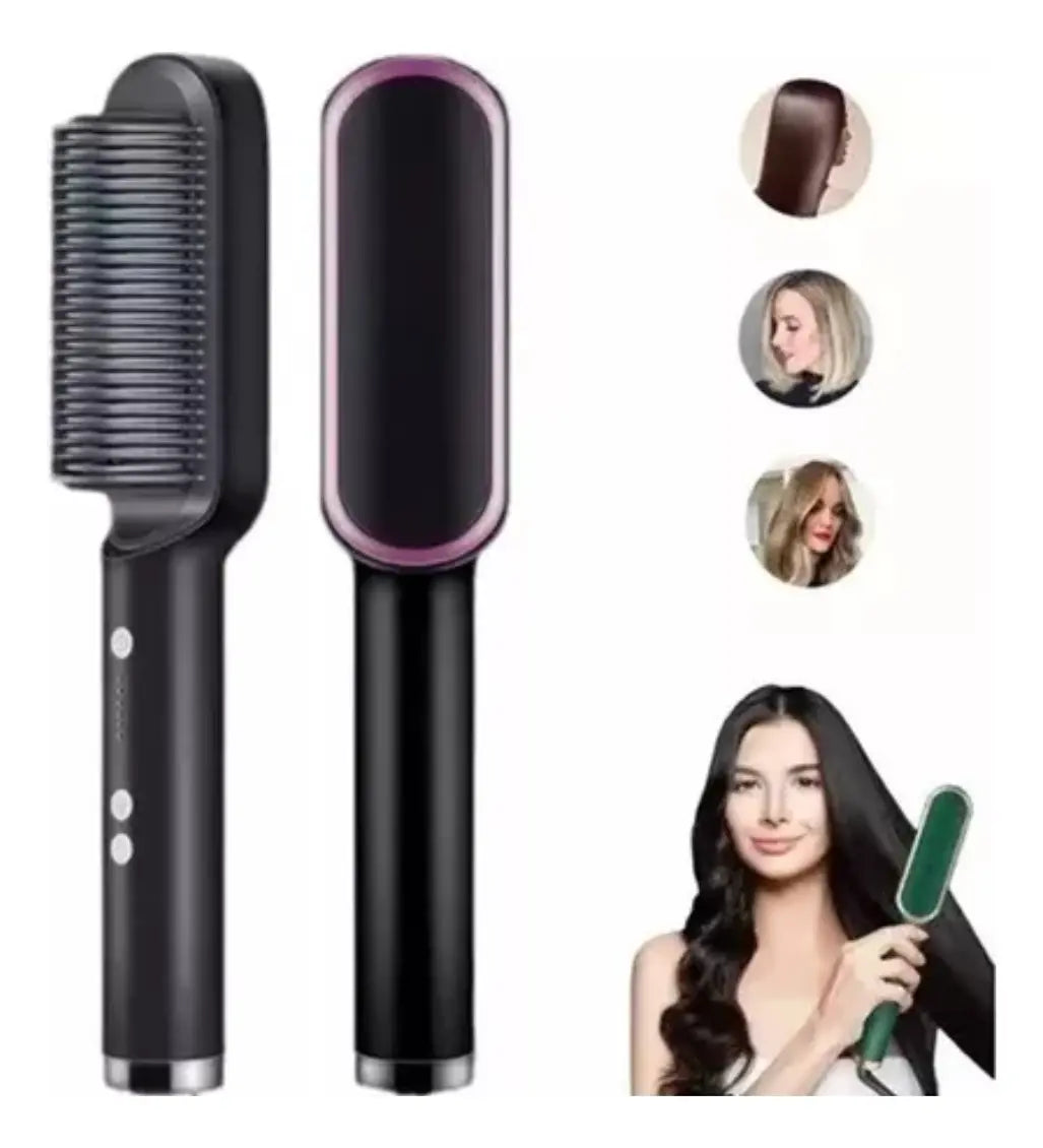 Cepillo Alisador Iónico Para Cabello